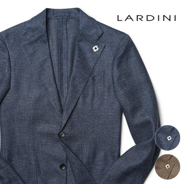 LARDINI ラルディーニ ジャケット ホップサック オールシーズン LARDINI ラルディーニ ジャケット ホップサック オールシーズン