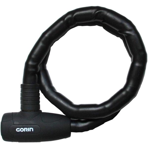 自転車 鍵 ロック ジョイントワイヤーロック G229W ブラック φ18mm×700mm GORIN ゴリン 盗難防止 安心 a-525