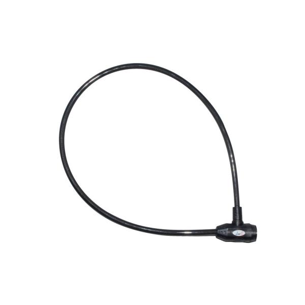 JC-003W-900 ディンプル式ワイヤー錠いたずら防止に効果的なディンプルキーを採用したワイヤーロック。φ10mmながらもしなやかなワイヤーは施錠の際にも取り回しにわずらわしさはありません。使いやすい900mm長。鍵：ディンプルキー3本...