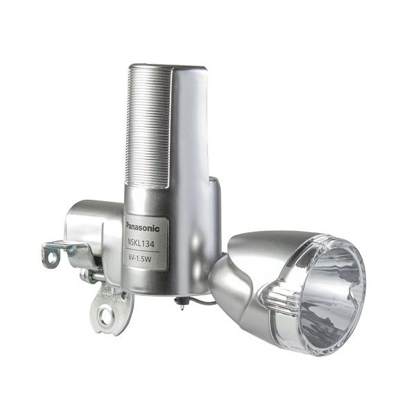 自転車 ライト LED ダイナモライト NSKL134-T チタンカラー 一般車