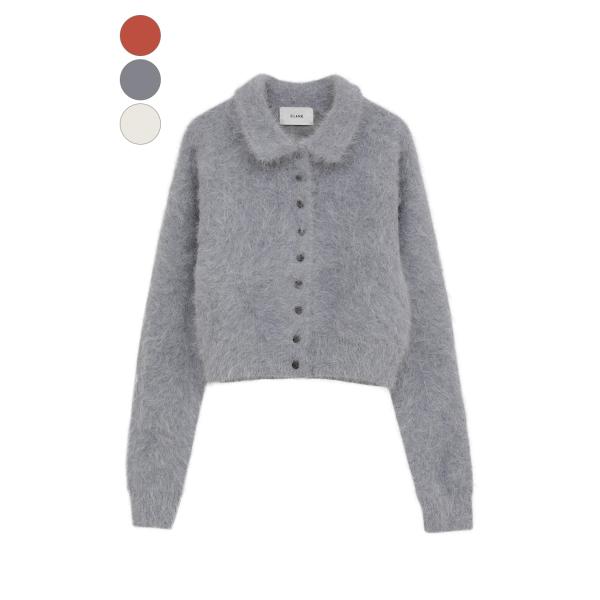 CLANE｜クラネ】ANGORA SHORT KNIT CARDIGAN アンゴラショートニット