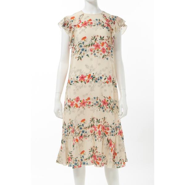 数量は多 レッドヴァレンティノ R E D 年春夏新作 送料無料 Tr3val504rv レディース ベージュ フレンチスリーブ ワンピース Valentino ひざ丈 Sutevalle Org