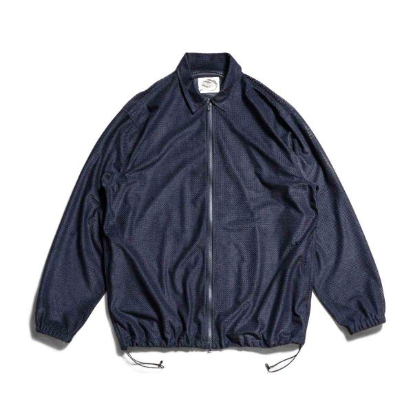 ドロップアウツ DROPOUTS breeze jacket navy ブリーズジャケット メッシュ 日本製