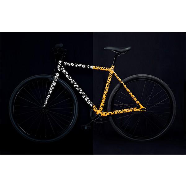 ブックマン Bookman スティッキーレオパードリフレクター ブラック 自転車用 粘着シート 反射 リフレクター 視認性向上 Vic2 通販 Yahoo ショッピング