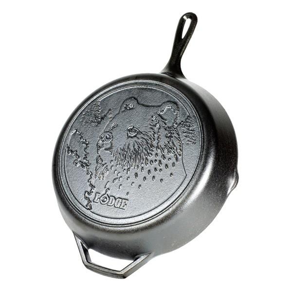 bW LODGE XLbg 12 Bear Logo L10SKWLBR