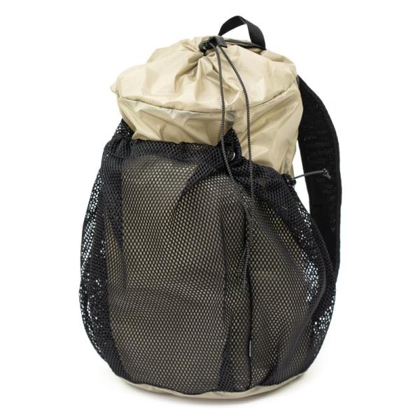 フェアウェザー FAIRWEATHER packable pack cordura rip/gray beige パッカブルパック A配