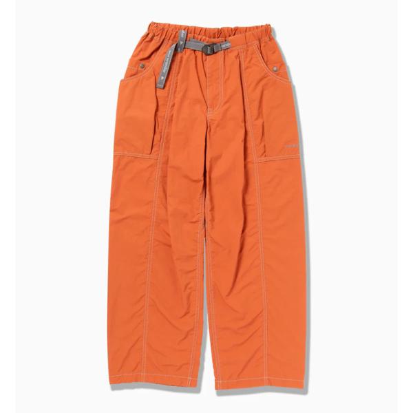 40%OFFセール アンドワンダー and wander crinkled nylon pants orange 5745282076 SALE