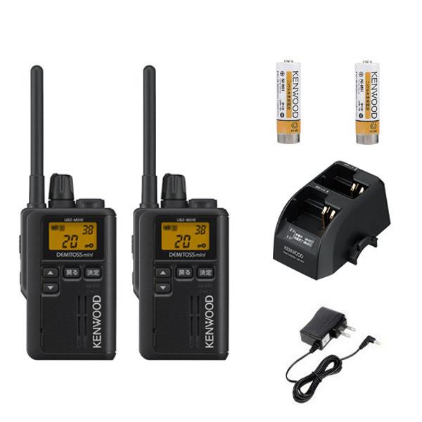 インカム　ケンウッド　KENWOOD 特定小電力トランシーバー+充電器セット UBZ-M51SE＋UPB-7N＋UBC-9CR＋UBC-7SL　無線機