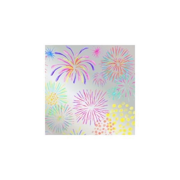 ポーセラーツ 転写紙 和柄 (花火) HANABI ガラス用 : VICTORIA DESIGN
