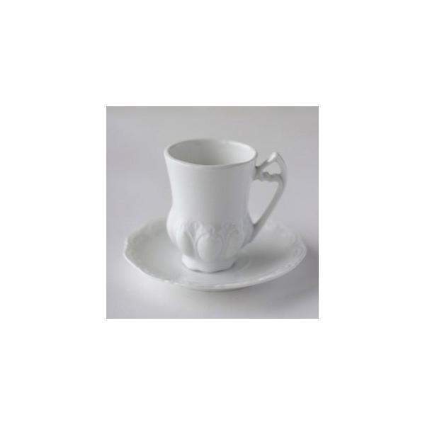 『商品情報』「ソーサー」直径：約12.2cm「カップ」直径（底）：約3.5cm直径（飲み口）：約6cm高さ：約7.5cm容量：約75ml『商品紹介』大人かわいい形のカップとソーサーです。『注意事項』画像はあくまでも参考となり、写真ではホワイ...