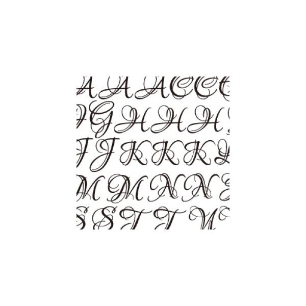 『商品情報』カラー：ブラック印刷範囲：縦20cm×横26.3cm推奨焼成温度：800度電子レンジ使用可。参考：全て大文字 (縦1.5〜2.5cm×横2cm)1個…B・D・G・O・P・Q・V・W・X・Z5個…C・E・F・L・U7個…A・H・I...