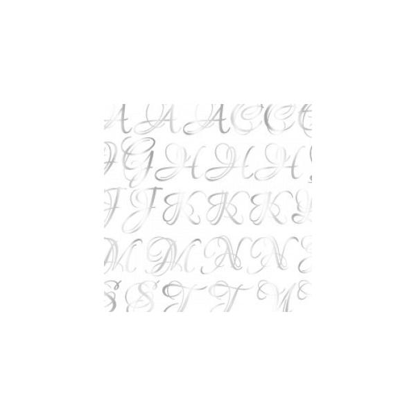 『商品紹介』オリジナルデザインのポーセリンアート作品におすすめの、LOUNA ALPHABET転写紙です。行書タッチのエレガントな装飾体アルファベットが美しい転写紙は、どこかファンタジックな印象も感じさせる、使い勝手の良い一枚。お好みのポー...