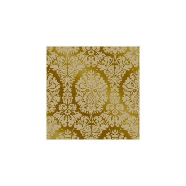 『商品情報』カラー：ゴールド規格：A3印刷範囲：縦26cm×横40cm推奨焼成温度：800度電子レンジ使用可。『商品紹介』エキゾチックな魅力あふれるダマスク柄がポーセリンアートをエレガントに演出する、GRAND DAMASK （ゴールド）転...