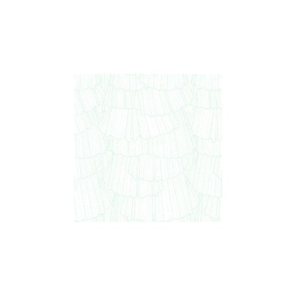 『商品情報』カラー：アイスグリーン規格：A3印刷範囲：縦26cm×横40cm推奨焼成温度：800度『商品紹介』ラッフルフリルのように繊細でエレガントなデザインが印象的な、FRINGE転写紙です。こちらは、淡くさわやかな色合いが上品なアイスグ...
