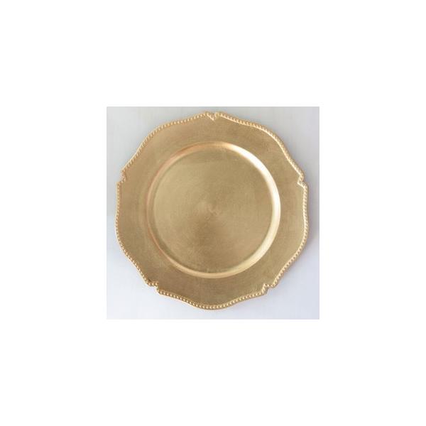 アンダープレート 皿 特別アウトレット チャージャープレート ゴールド
