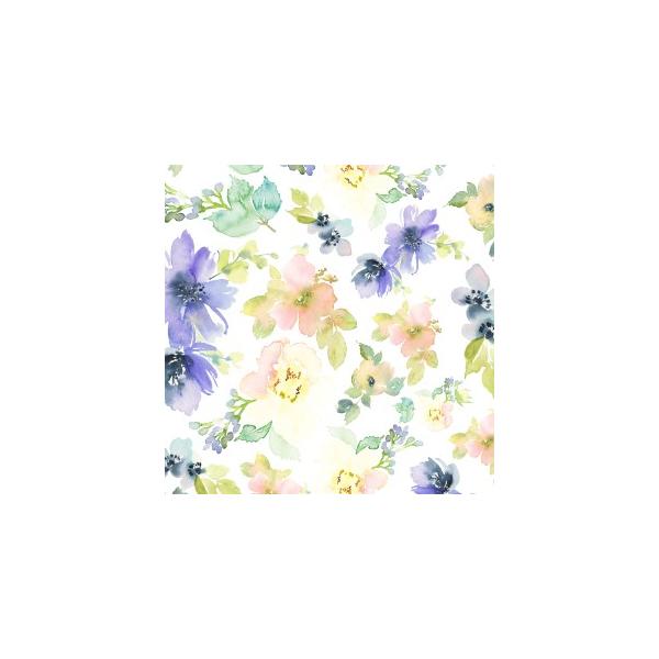 『商品情報』規格：A4印刷範囲：縦18cm×横26cm推奨焼成温度：800度参考：お花の横幅最大約4cmとなります。最小約1.4cmとなります。『商品紹介』水彩画のようなタッチが、まるで水に浮かんだ花を連想させる、清涼感溢れるポーセリンアー...