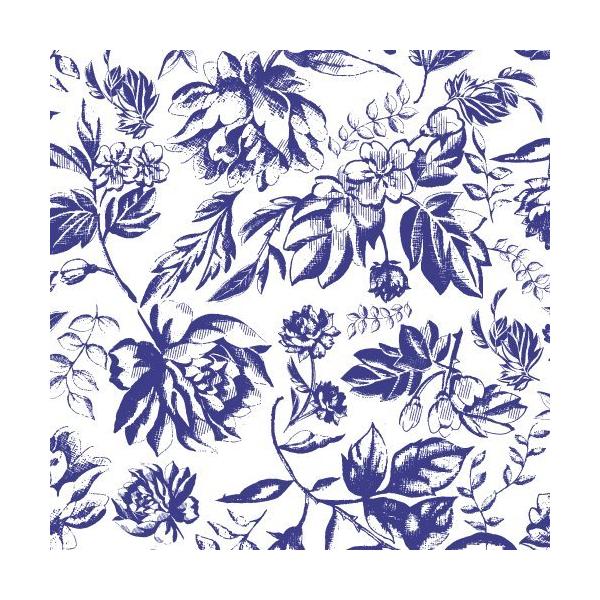 『商品情報』カラー：ロイヤルブルー規格：A3印刷範囲：縦26cm×横40cm推奨焼成温度：800度蝶の大きさ：最大約3.5cm×約3.0cm〜約3.0cm×約2.5cmお花の大きさ：最大約6.0cm×約5.5cm〜約1.5cm×約1.5cm...