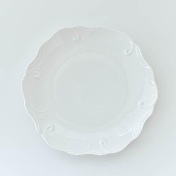ポーセラーツ 白磁 食器 お皿 真っ白い食器 ウイングプレート