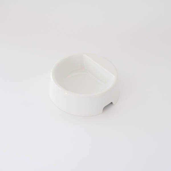 ポーセラーツ 白磁 犬用品 猫用品 キャット ドック おしゃれ エサ 皿 容器 ホワイト 白 ドッグフード モダンペットフードボウル