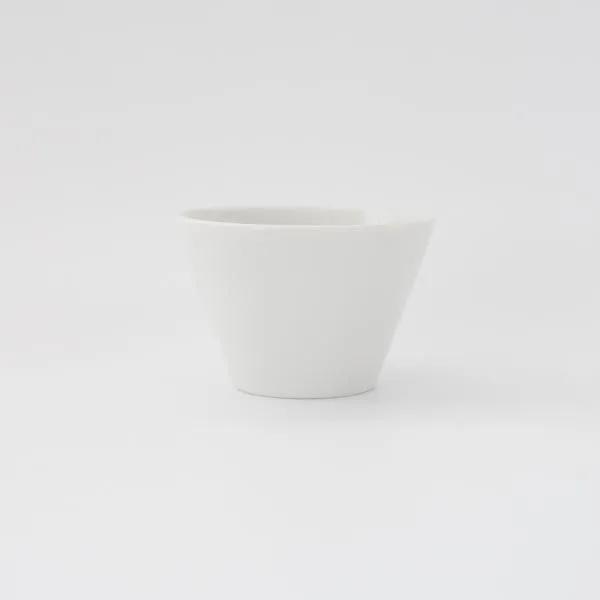 ポーセラーツ 白磁 シャープ深ボウル9cm(無くなり次第終了)/白い食器 ボウル アウトレット
