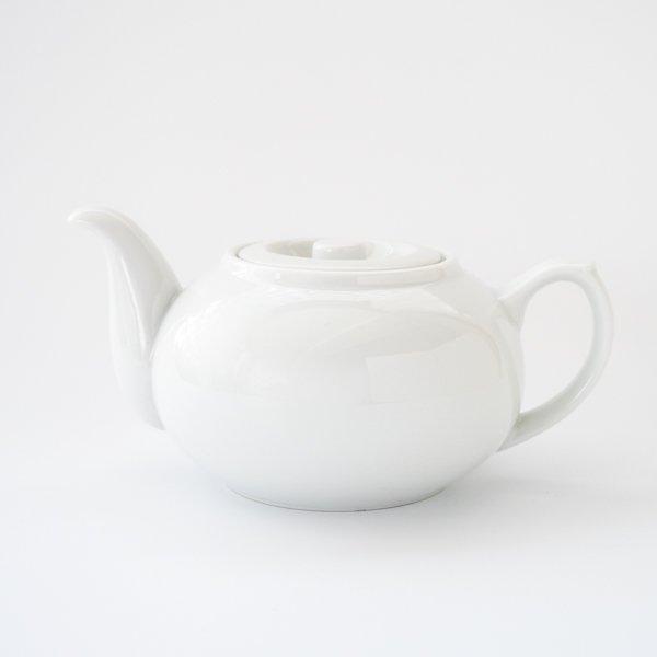 ポーセラーツ 白磁 ポット チャイナポット / 白い食器 ティーポット