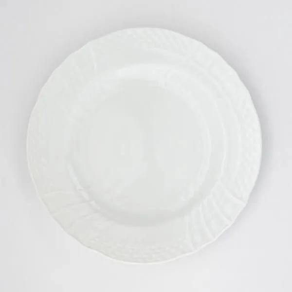 『商品情報』★ジェノバプレート25cm直径：約25.5cm高さ：約2.5cm重さ：約640ｇ※素材：磁器【注意事項】・画像はあくまでも参考となり、写真ではホワイトレベルを現物同様に写すことができません。・PC、携帯の画面によっても実際のカラ...