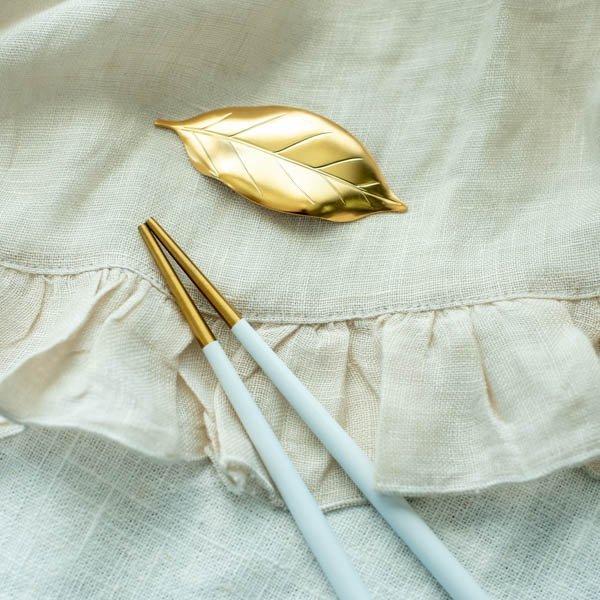 カトラリーレスト 箸置き リーフ アンティークゴールド おしゃれ 16 Int 04 Victoria Design 通販 Yahoo ショッピング