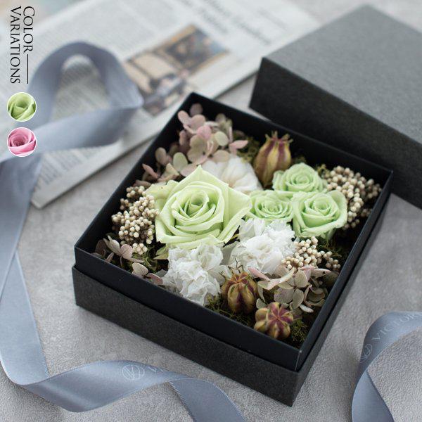 プリザーブドフラワーまとめ売り プリザーブドフラワー お供えガラスドーム1対 | BOTANICAL