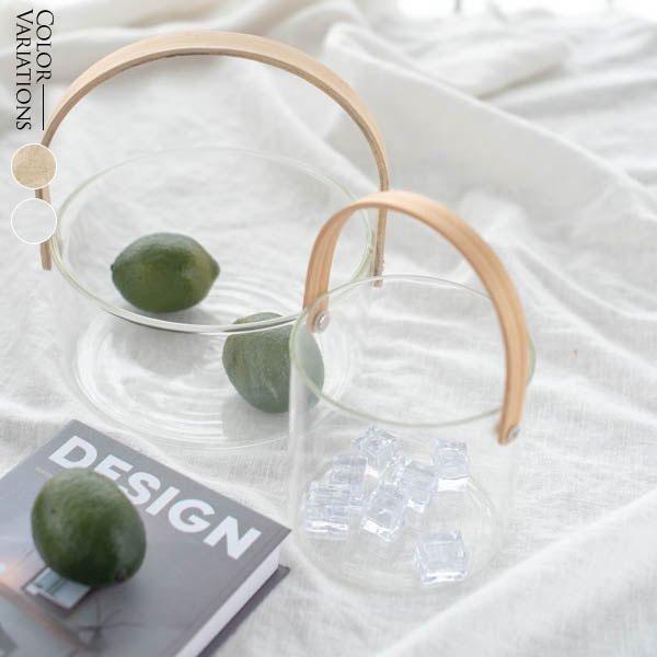 アイスペール 氷入れ かわいい おしゃれ ガラスバスケット S ブラウン クリア 16 Gbs Victoria Design 通販 Yahoo ショッピング