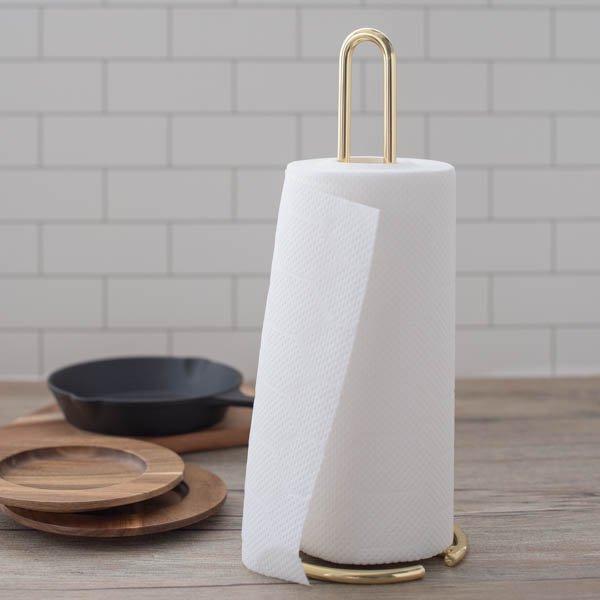 キッチンペーパーホルダー ゴールド スタンド 自立 : VICTORIA DESIGN