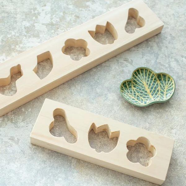 ひのき 桧・物相型シリーズ(5穴)/正月 松花堂弁当 型抜き器 松 竹 梅