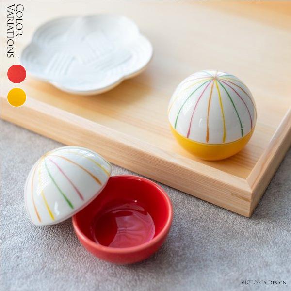 手まり型珍味入れ/食器 お祝い お正月 縁起物 和食器 小鉢 ひなまつり