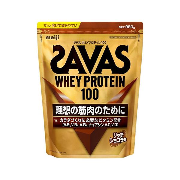 ザバス SAVAS 明治 meiji SLSL 健康食品 プロテイン サプリメント ホエイ ホエイプロテイン リッチショコラ ショコラ チョコレート チョコ ココア味 ココア オンライン価格 ウエイトアップ スポーツフーズ スポーツ トレー...