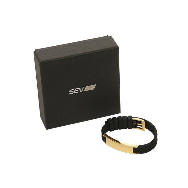 SEV（セブ） （メンズ、レディース）ラインブレス2G BK : VictoriaGolf