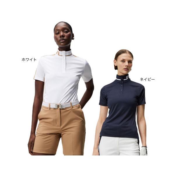 J.LINDEBERG（レディース）ゴルフウェア 吸汗 速乾 Pip 半袖