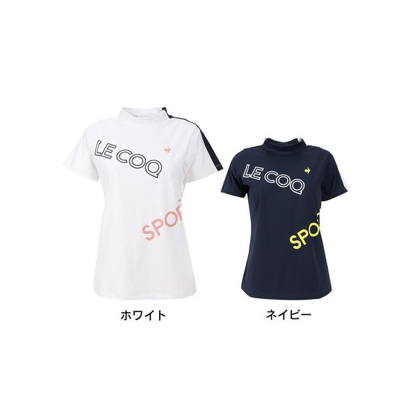 ルコックスポルティフ ゴルフ(レディース)ゴルフウェア 吸汗 速乾 モックネック レディース ゴルフ ロゴ半袖モックネックシャツ QGWVJA00 :10827375901:VictoriaGolf !店 通販 ルコックスポルティフ ゴルフウェア 軽量、速乾 プルオーバーシャツ