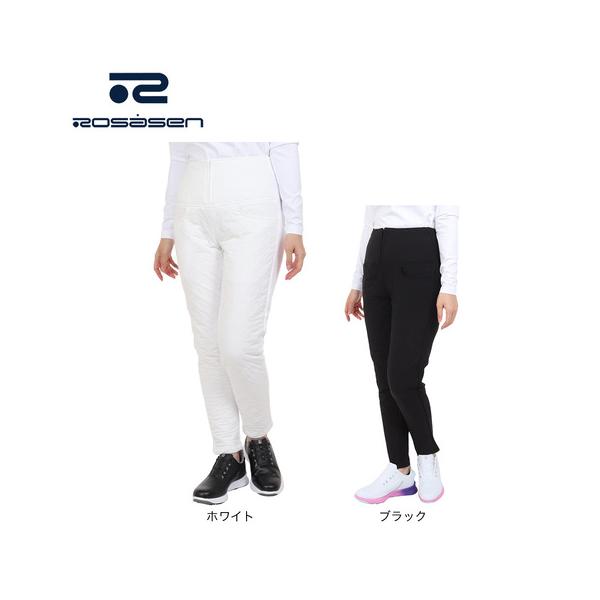 ROSASEN(ROSASEN)ゴルフウェア ダンボールニットロングパンツ 048-73311-25SS-098(Lady’s) Rosasen（ロサーセン） ROSASEN（レディース）ゴルフウェア 裏起毛