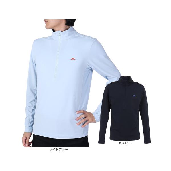 J.LINDEBERG(J.LINDEBERG)ゴルフウェア アウター 吸水速乾 ハーフジップミッドレイヤー 071-3991… J.LINDEBERG（メンズ）ゴルフウェア アウター 吸水速乾 ハーフジップ