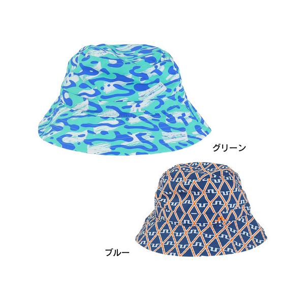 J.LINDEBERG（メンズ）ゴルフ 速乾 軽量 シーズンプリント バケット