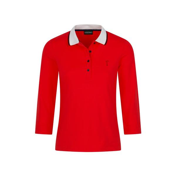 ゴルフィーノ（GOLFINO）（レディース）ゴルフウェア 七分袖ポロシャツ