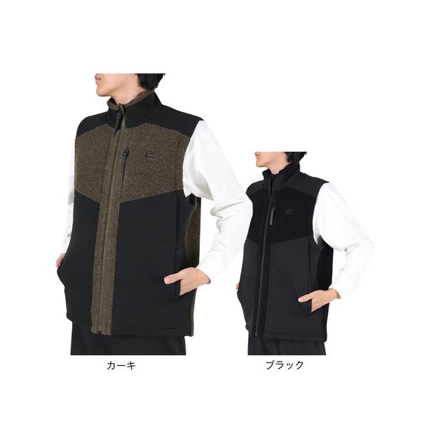 ⍟断捨離中⍟1PIU1UGUALE3 ゴルフ用ボアベスト ブラック ⍟断捨離中⍟1PIU1UGUALE3 ゴルフ用ボアベスト ブラック