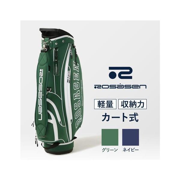 Rosasen ROSASEN(メンズ)ゴルフ キャディバッグ 軽量 カート式 Rosasen ROSASEN(メンズ)ゴルフ キャディバッグ 軽量 カート式