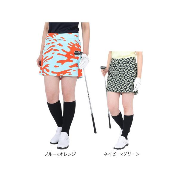 未使用 jリンドバーグ amelie mid スカート ゴルフウェア M J.LINDEBERG（レディース）ゴルフウェア 吸水速乾 Amelie Mid Print