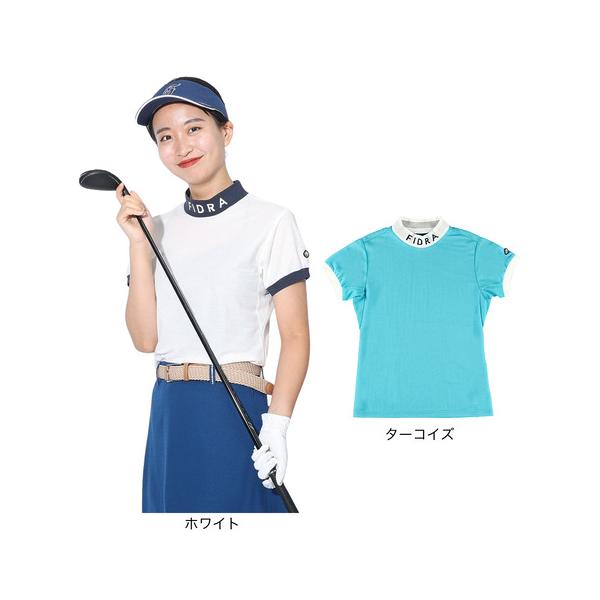 FIDRA（フィドラ） （レディース）ゴルフウェア 半袖 モックネック