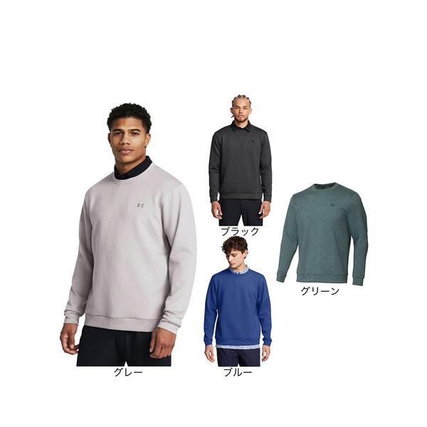 アンダーアーマー（UNDER ARMOUR）（メンズ）ゴルフウェア アウター 速乾 軽量 Drive Midlayer クルーネックシャツ 1387122