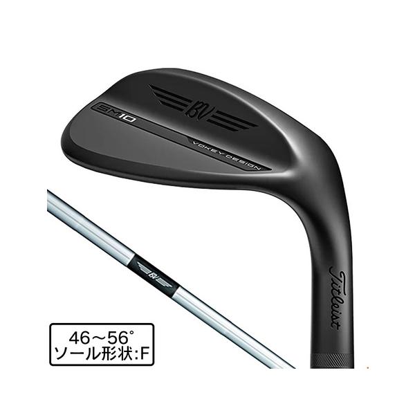 タイトリスト（TITLEIST）（メンズ）VOKEY SM10 JET BLACK ウェッジ Fグラインド Dynamic Gold