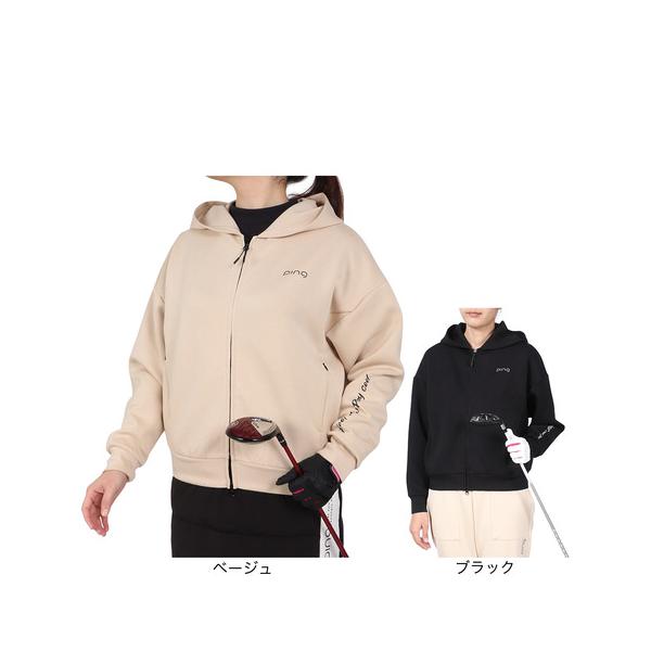 PING（ピン） （レディース）ゴルフウェア パーカー ダンボールニット
