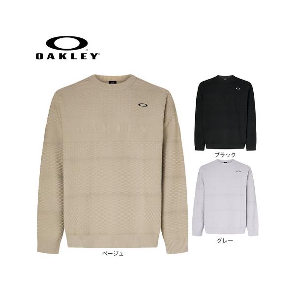 OAKLEY（オークリー） （メンズ）ゴルフウェア 吸汗速乾 ロゴクルー