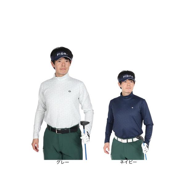 FIDRA（フィドラ） （メンズ）ゴルフウェア 長袖 保温 消臭 総柄