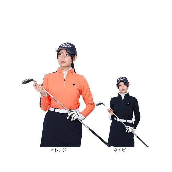 CLUNK（クランク） （レディース）ゴルフウェア 吸湿発熱 ハイネック